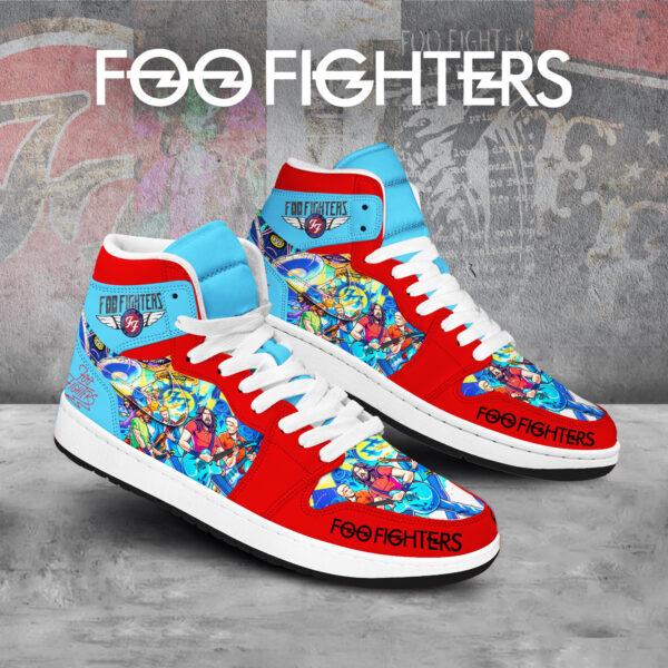Tubopro Foo Fighters AJ1 High Sneakers Shoes For Men And Women