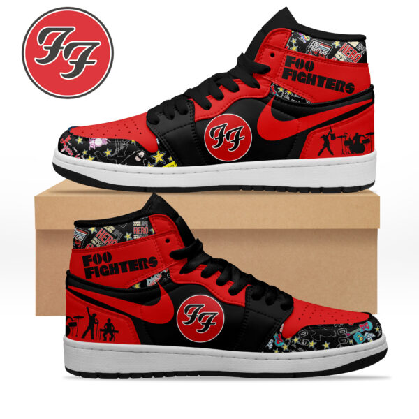 Tubopro Foo Fighters AJ1 High Sneakers Shoes For Men And Women