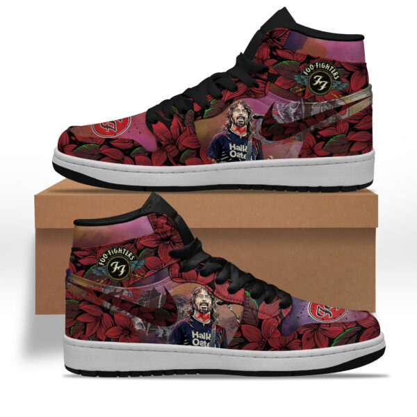 Tubopro Foo Fighters AJ1 High Sneakers Shoes For Men And Women - Image 2