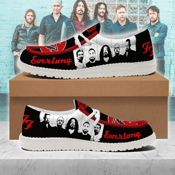 Tubopro Foo Fighters Personalized Hey Dude Shoes For Men And Women