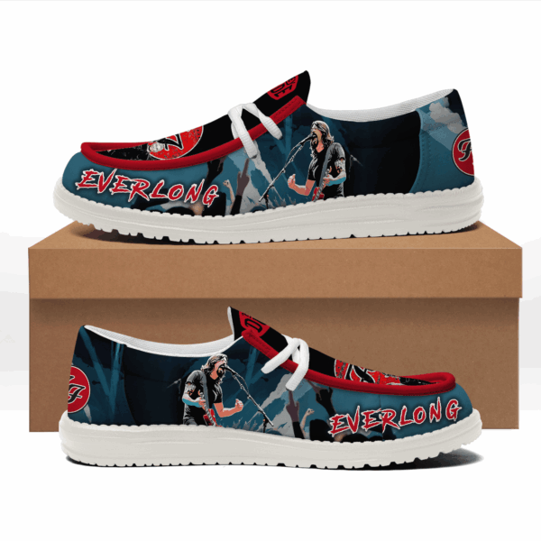 Tubopro Foo Fighters Personalized Hey Dude Shoes For Men And Women - Image 3