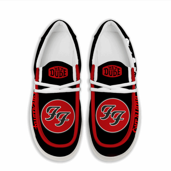 Tubopro Foo Fighters Personalized Hey Dude Shoes For Men And Women - Image 5