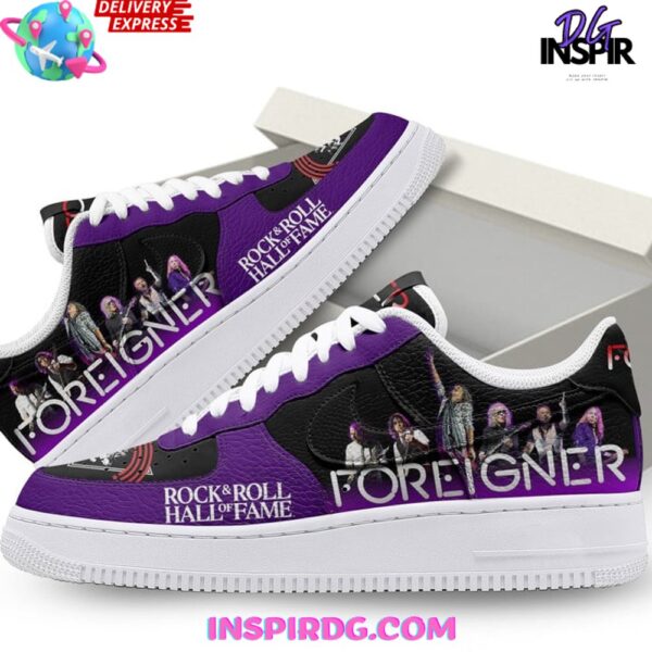 Tubopro Foreigner Rock & Roll Hall of Fame Air Low-Top Sneakers Shoes For Men And Women - Image 2