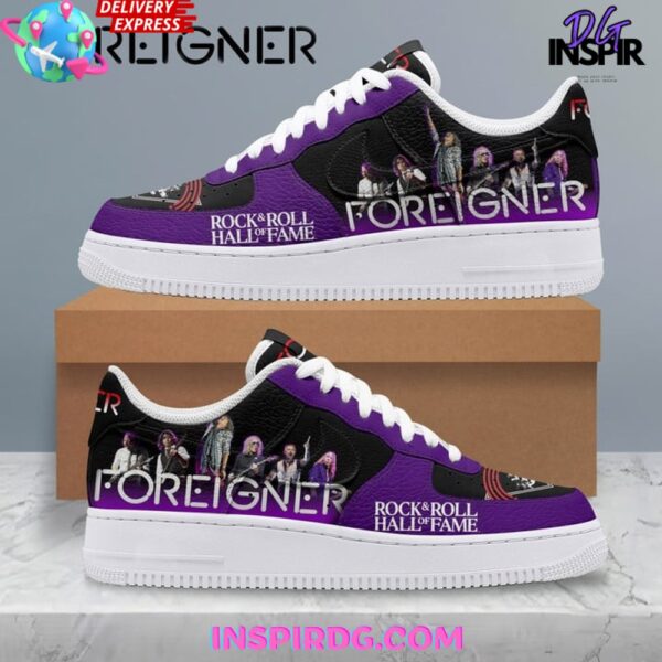 Tubopro Foreigner Rock & Roll Hall of Fame Air Low-Top Sneakers Shoes For Men And Women