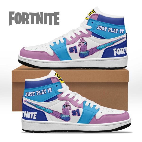 Tubopro Fortnite AJ1 High Sneakers Shoes For Men And Women