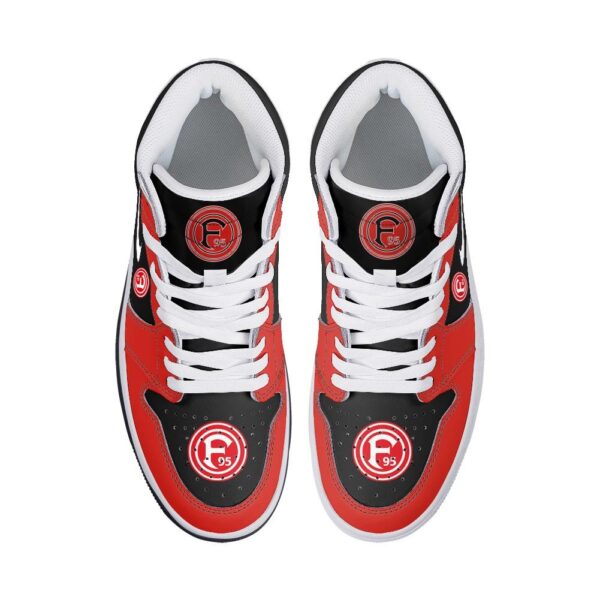 Tubopro Fortuna Dusseldorf AJ1 High Sneakers Shoes For Men And Women - Image 3