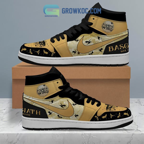 Tubopro Fourth Wing Fan Love AJ1 High Sneakers Shoes For Men And Women