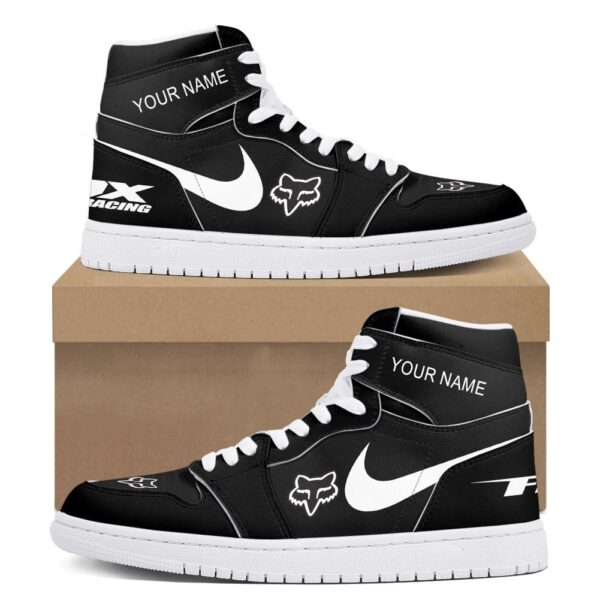 Tubopro Fox Racing AJ1 High Sneakers Shoes For Men And Women - Image 2