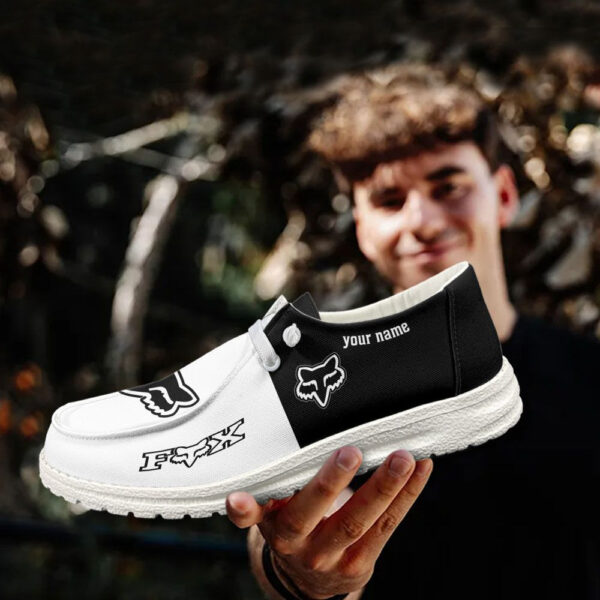 Tubopro Fox Racing Personalized Hey Dude Shoes For Men And Women - Image 3
