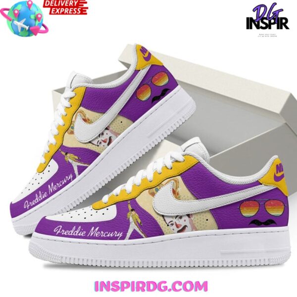 Tubopro Freddie Mercury Air Low-Top Sneakers Shoes For Men And Women - Image 2