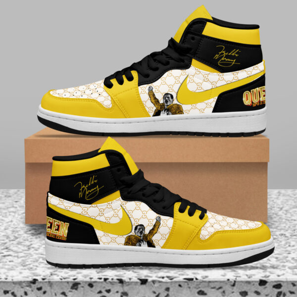 Tubopro Freddie Mercury AJ1 High Sneakers Shoes For Men And Women - Image 2