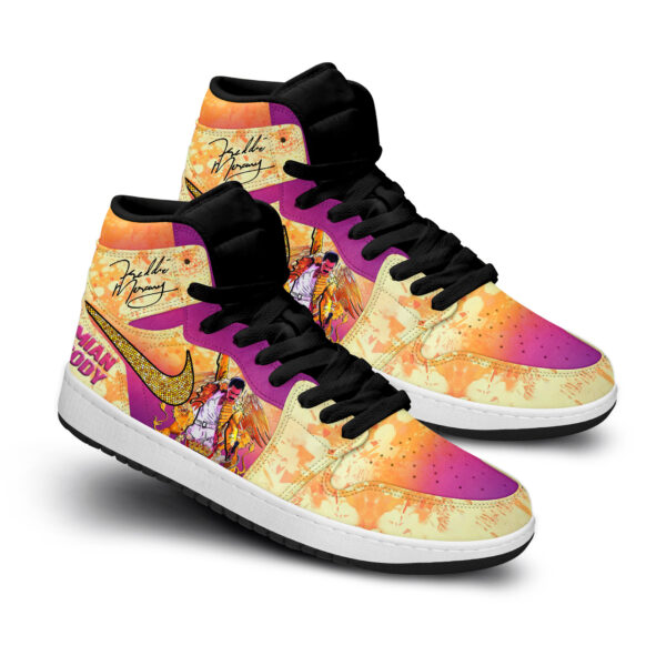 Tubopro Freddie Mercury AJ1 High Sneakers Shoes For Men And Women - Image 3