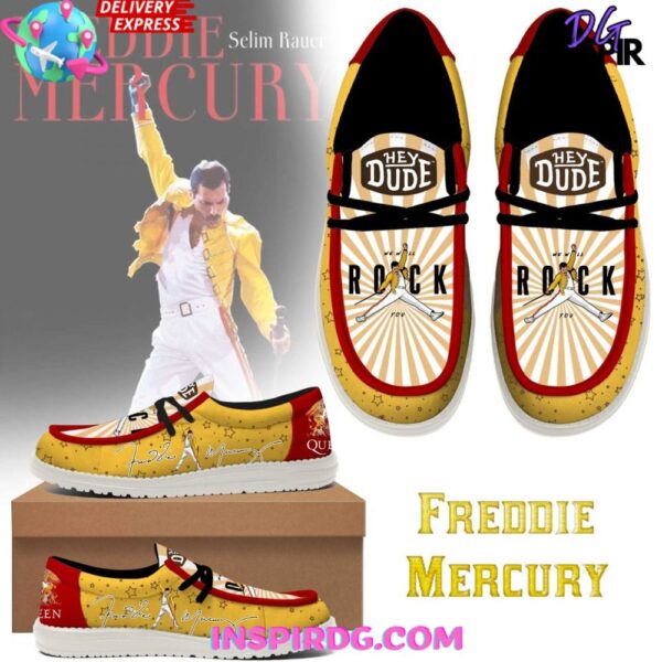 Tubopro Freddie Mercury Personalized Hey Dude Shoes For Men And Women