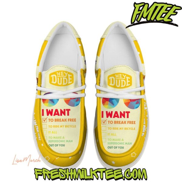 Tubopro Freddie Mercury Personalized Hey Dude Shoes For Men And Women - Image 5
