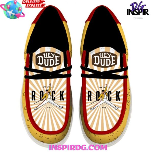 Tubopro Freddie Mercury Personalized Hey Dude Shoes For Men And Women - Image 2