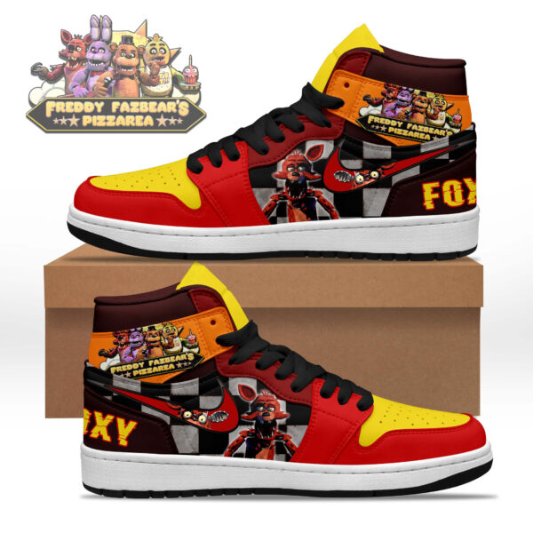 Tubopro Freddy Fazbears Pizza AJ1 High Sneakers Shoes For Men And Women