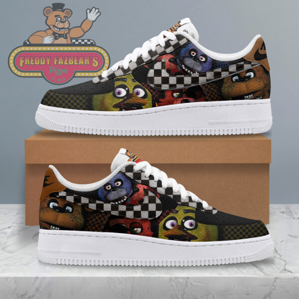 Tubopro Freddy Fazbears Pizzeria Simulator Air Low-Top Sneakers Shoes For Men And Women