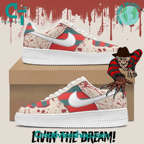 Tubopro Freddy Krueger Air Low-Top Sneakers Shoes For Men And Women
