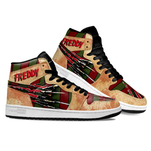 Tubopro Freddy Krueger AJ1 High Sneakers Shoes For Men And Women