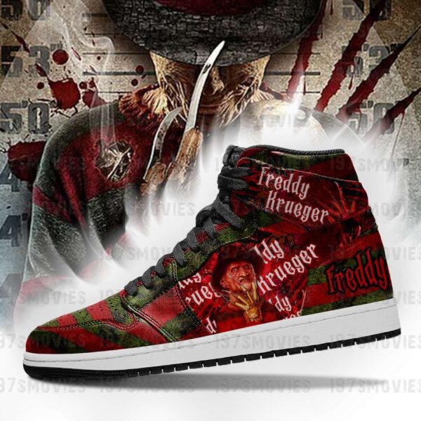 Tubopro Freddy Krueger AJ1 High Sneakers Shoes For Men And Women
