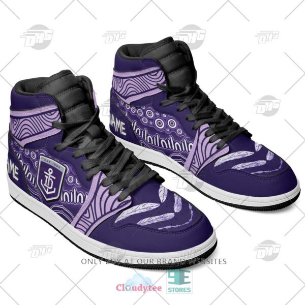 Tubopro Fremantle Dockers AFL AJ1 High Sneakers Shoes For Men And Women