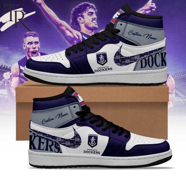 Tubopro Fremantle Dockers AJ1 High Sneakers Shoes For Men And Women