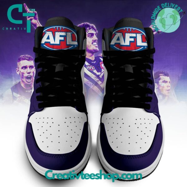 Tubopro Fremantle Dockers AJ1 High Sneakers Shoes For Men And Women - Image 2