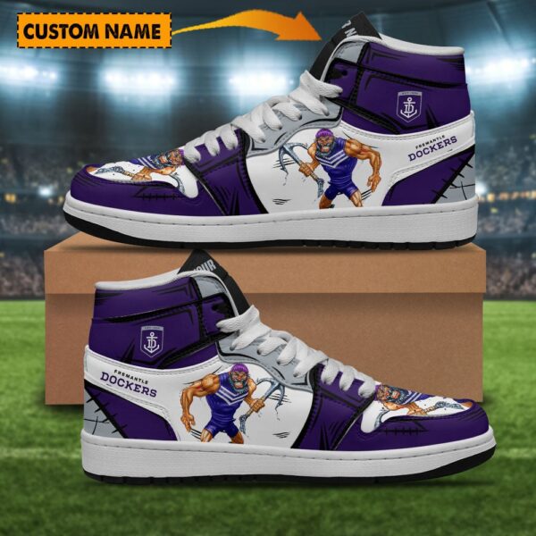 Tubopro Fremantle Dockers AJ1 High Sneakers Shoes For Men And Women