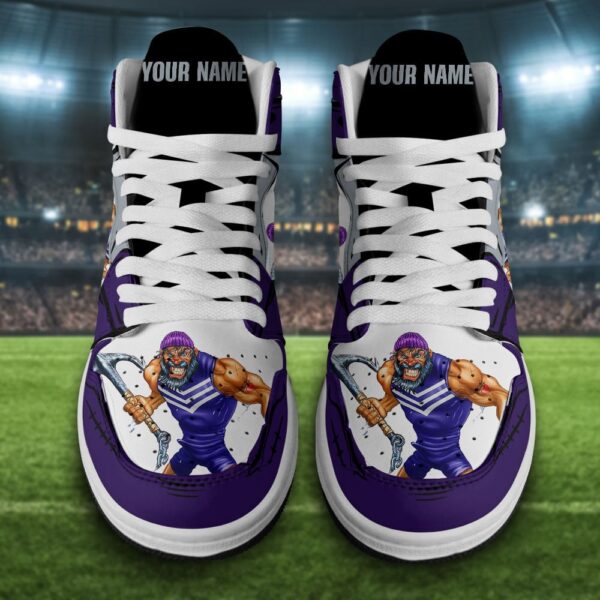 Tubopro Fremantle Dockers AJ1 High Sneakers Shoes For Men And Women - Image 2