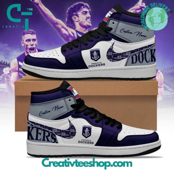 Tubopro Fremantle Dockers AJ1 High Sneakers Shoes For Men And Women