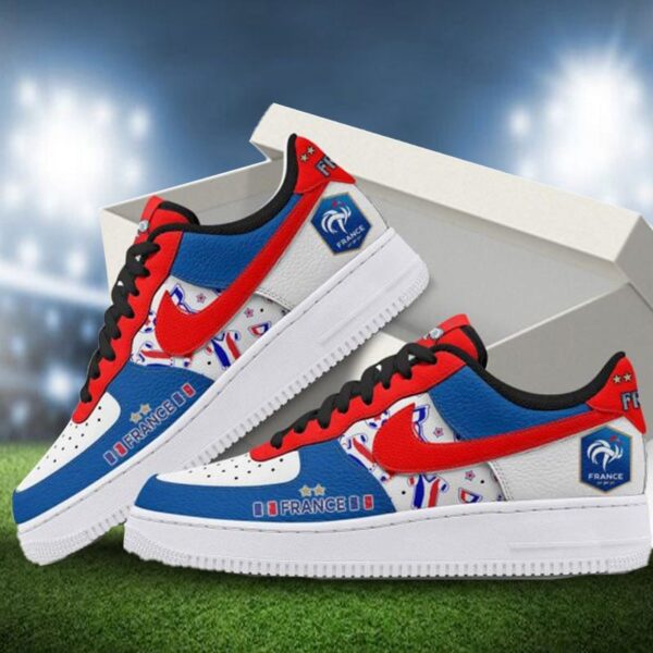 Tubopro French Football Federation Air Low-Top Sneakers Shoes For Men And Women - Image 2