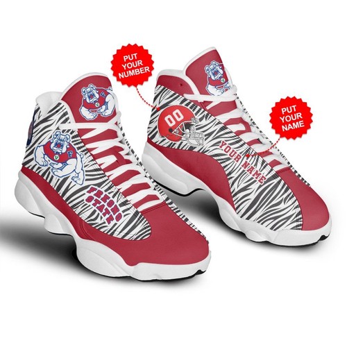 Tubopro Fresno State Bulldogs AJ13 Sneakers Shoes For Men And Women