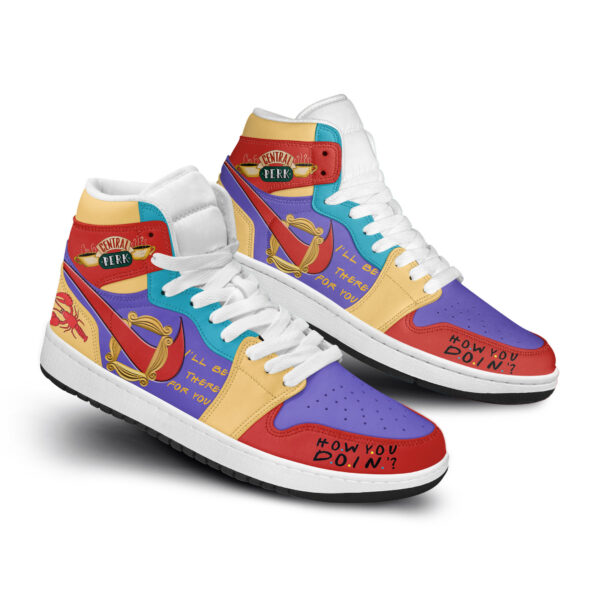 Tubopro Friends AJ1 High Sneakers Shoes For Men And Women - Image 3
