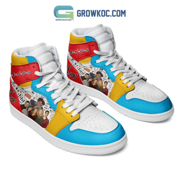 Tubopro Friends AJ1 High Sneakers Shoes For Men And Women - Image 3