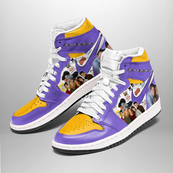 Tubopro Friends AJ1 High Sneakers Shoes For Men And Women - Image 2
