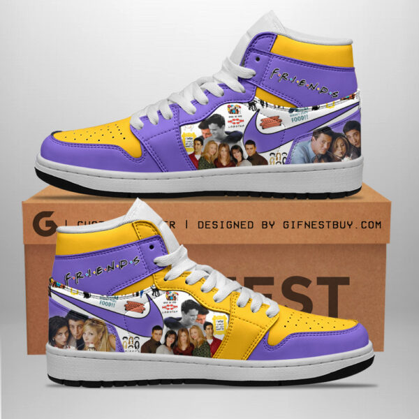 Tubopro Friends AJ1 High Sneakers Shoes For Men And Women