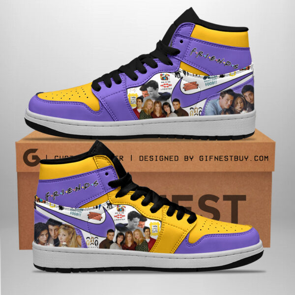 Tubopro Friends AJ1 High Sneakers Shoes For Men And Women