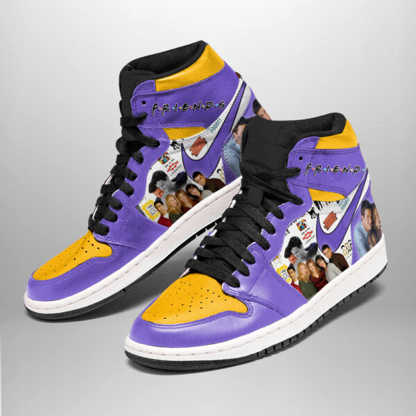 Tubopro Friends AJ1 High Sneakers Shoes For Men And Women - Image 2