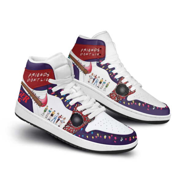 Tubopro Friends Donât Lie AJ1 High Sneakers Shoes For Men And Women - Image 2
