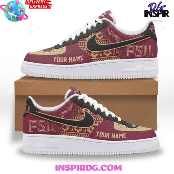 Tubopro FSU Seminoles Air Low-Top Sneakers Shoes For Men And Women - Image 2