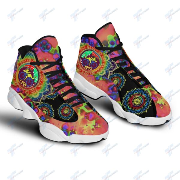 Tubopro Funny Mandala Mushroom AJ13 Sneakers Shoes For Men And Women - Image 2