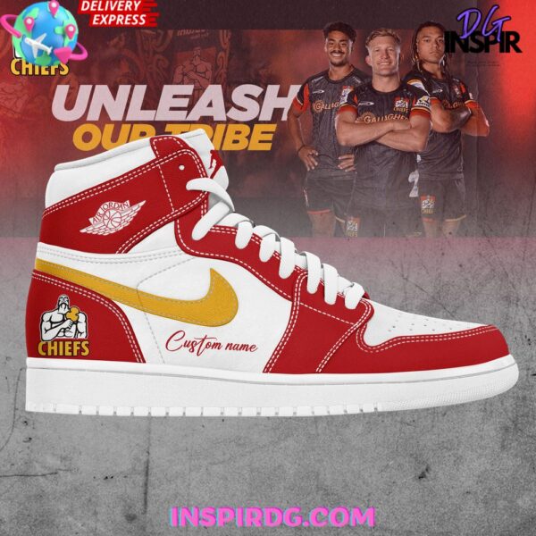 Tubopro Gallagher Chiefs AJ1 High Sneakers Shoes For Men And Women - Image 2