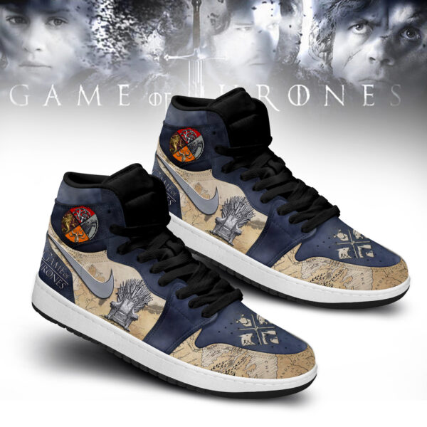 Tubopro Game Of Thrones AJ1 High Sneakers Shoes For Men And Women