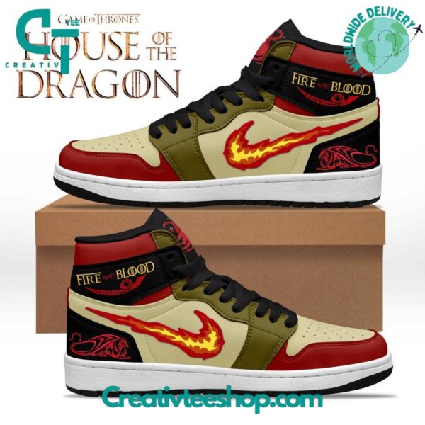 Tubopro Game Of Thrones AJ1 High Sneakers Shoes For Men And Women