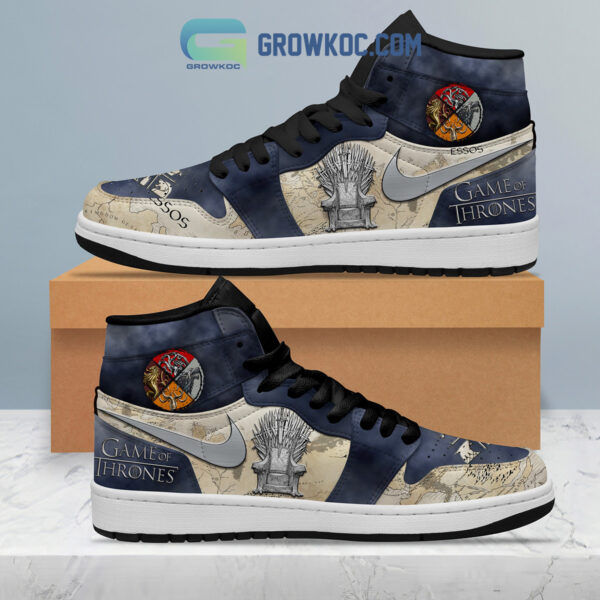 Tubopro Game of Thrones AJ1 High Sneakers Shoes For Men And Women - Image 3