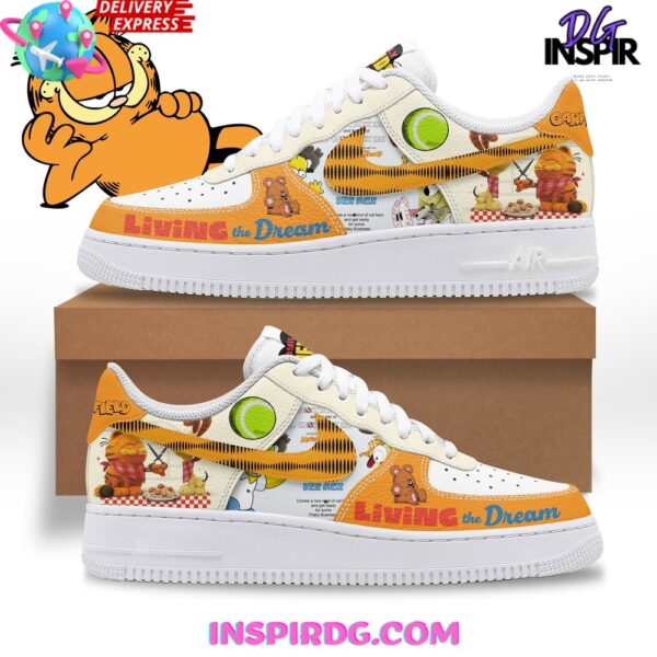 Tubopro Garfield Living The Dream Air Low-Top Sneakers Shoes For Men And Women
