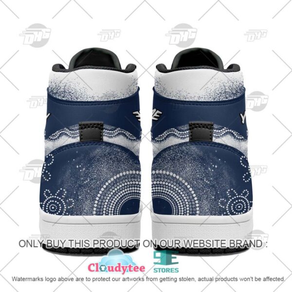 Tubopro Geelong Cats AFL AJ1 High Sneakers Shoes For Men And Women - Image 3