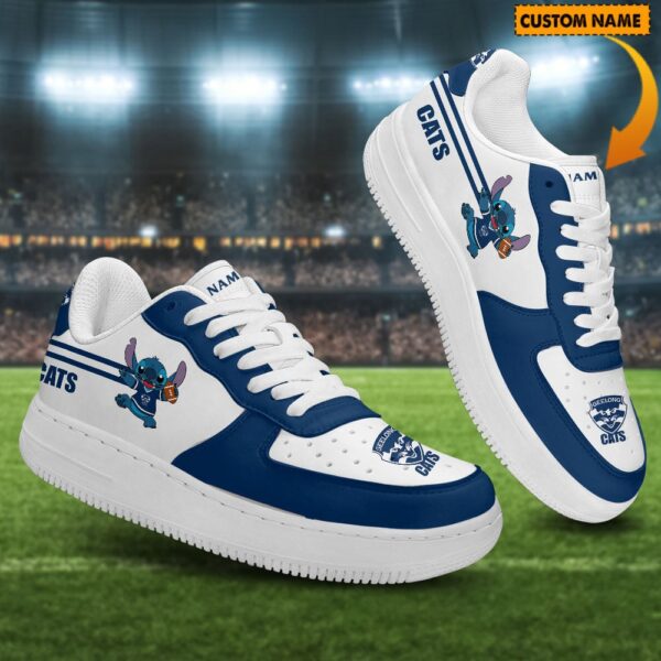 Tubopro Geelong Cats Air Low-Top Sneakers Shoes For Men And Women - Image 2