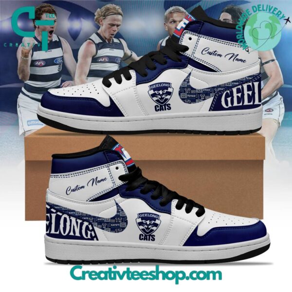 Tubopro Geelong Cats AJ1 High Sneakers Shoes For Men And Women
