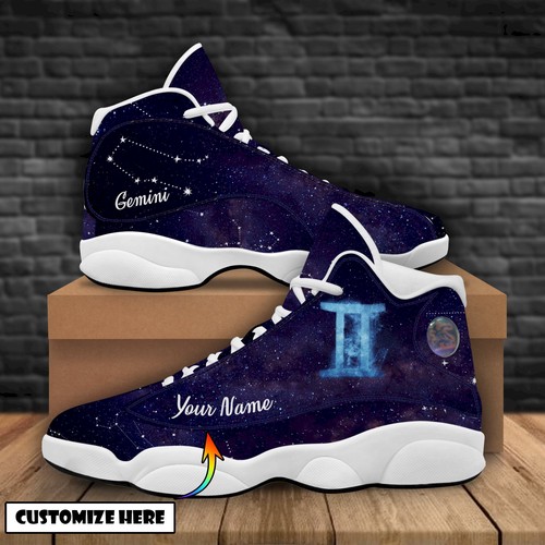 Tubopro Gemini Zodiac AJ13 Sneakers Shoes For Men And Women